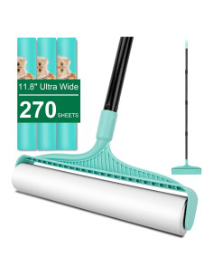 Rodillo de Pelusa KeFanta Grande 30 cm con Mango Ajustable 135 cm