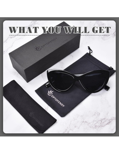 Gafas de sol OPTOFENDY ojo de gato UV protección mujer
