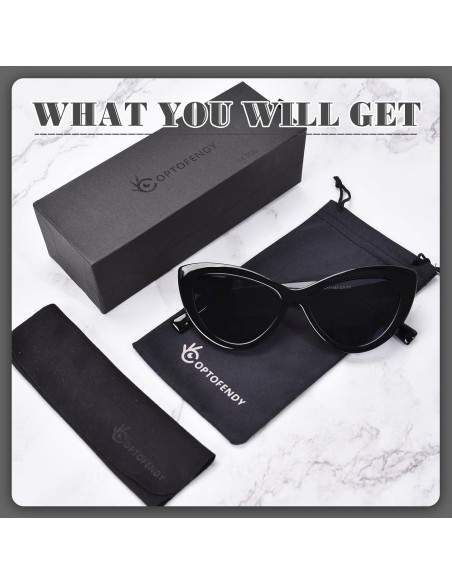 Gafas de sol OPTOFENDY ojo de gato UV protección mujer