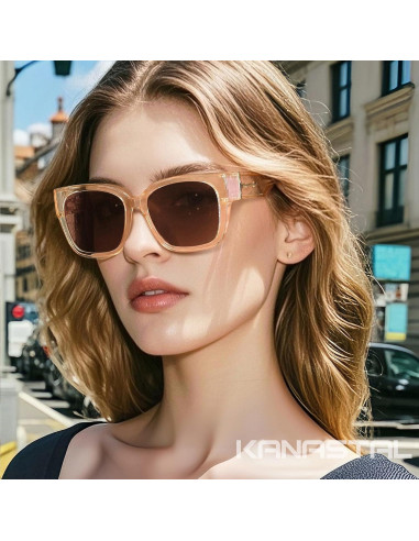 Gafas de Sol KANASTAL Polarizadas UV400 Cuadradas Unisex