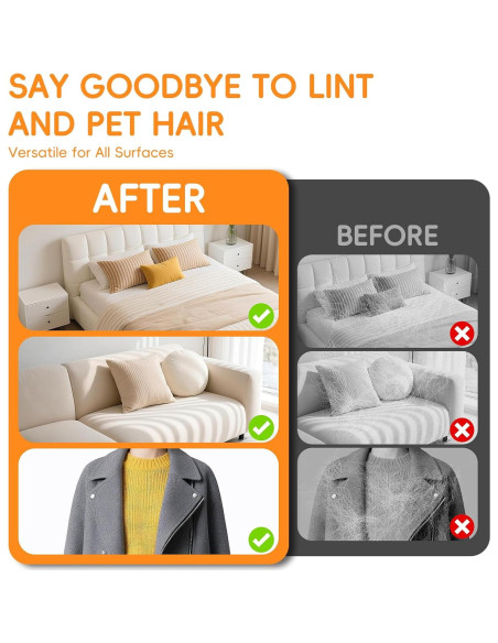 Guante Removedor de Pelo de Mascotas XEENRXU Doble Cara 2PCS