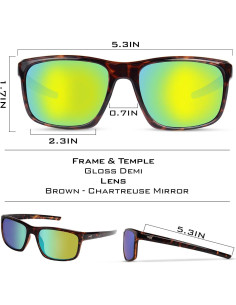 Gafas de sol polarizadas KastKing Toccoa unisex UV 100% 2