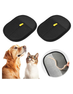 Guantes Quitapelos para Mascotas PoetryDraw - 2 Paquetes