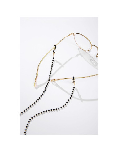 Cadena de Gafas para Mujeres Soporte de Cristal Natural