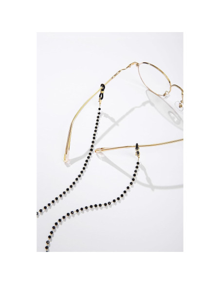 Cadena de Gafas para Mujeres Soporte de Cristal Natural