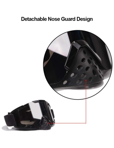 Gafas de Motocross 4-FQ G58-Sliv a Prueba de Viento y Polvo