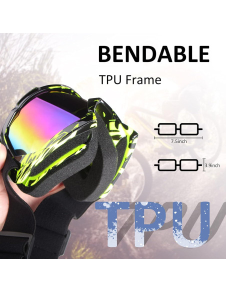 Gafas de Motocross 4-FQ Marco Graffiti Lente Colorida