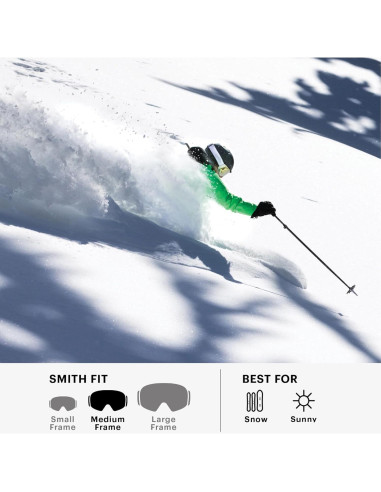 Gafas de Nieve Smith Blazer Lente Carbonic-x Rojo Pizarra