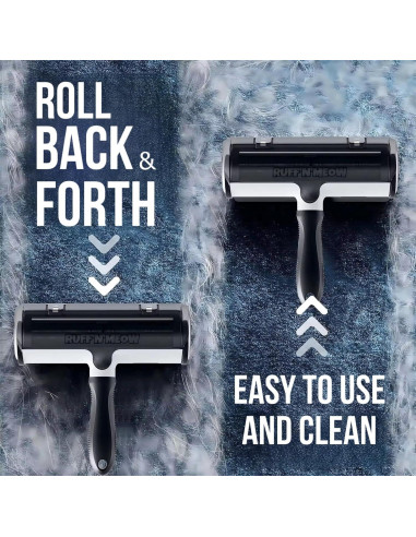 Quitapelusas Ruff'N'Meow para Pelo de Mascota - Rodillo Ecológico