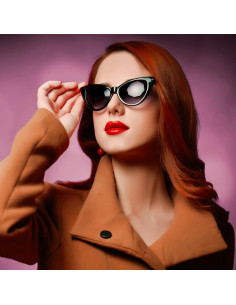 Gafas de Sol Cat Eye Mujeres UV400 Retro 60mm 2