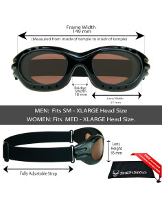 Gafas de seguridad Bikershades para motociclistas - Lentes polarizadas 2