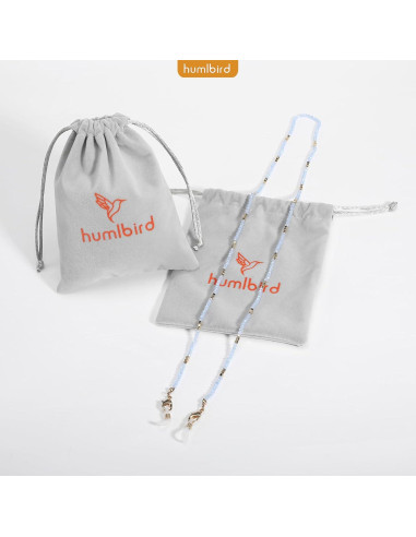 Cadena de Gafas Humlbird para Mujeres - Collar Elegante Azul