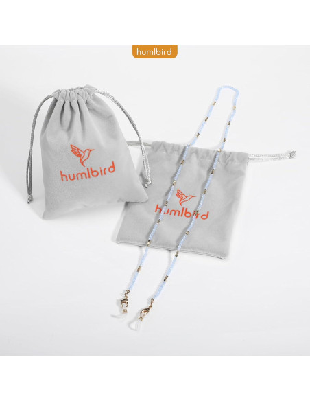 Cadena de Gafas Humlbird para Mujeres - Collar Elegante Azul