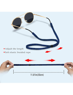 Correa Ajustable para Gafas 2 PCS Nylon Spandex Unisex 2