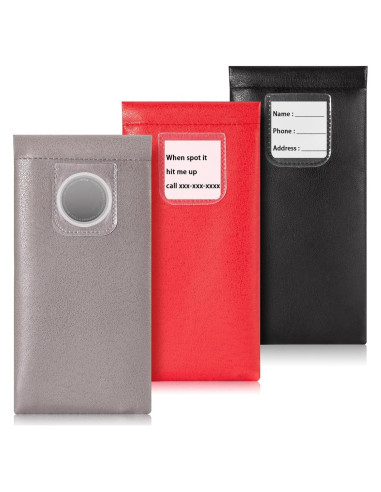 Bolsas de Gafas TRIUMPH VISION - Paquete de 3 con soporte AirTag