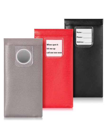 Bolsas de Gafas TRIUMPH VISION - Paquete de 3 con soporte AirTag