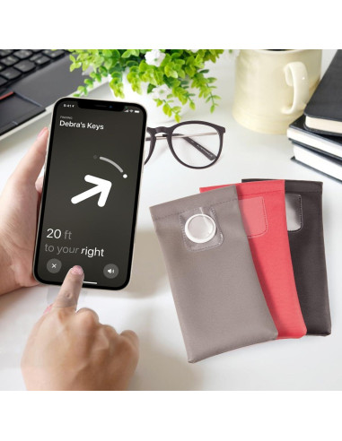 Bolsas de Gafas TRIUMPH VISION - Paquete de 3 con soporte AirTag