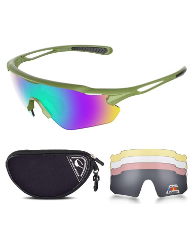 Gafas de Ciclismo Hubo Sports 5 Lentes Intercambiables