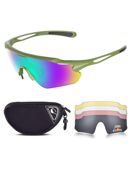 Gafas de Ciclismo Hubo Sports 5 Lentes Intercambiables