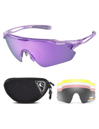 Gafas de Ciclismo Hubo Sports 5 Lentes Polarizadas Unisex