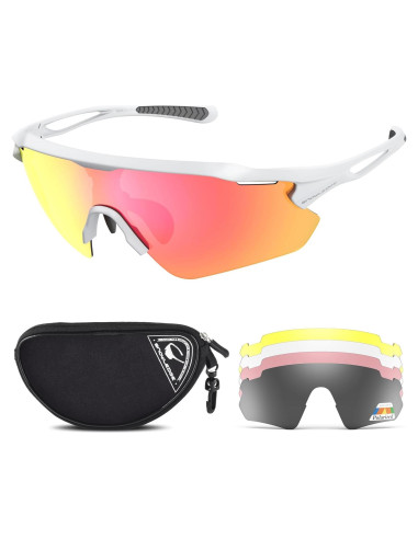 Gafas de Ciclismo Hubo Sports 5 Lentes Polarizadas Unisex