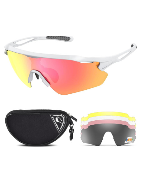 Gafas de Ciclismo Hubo Sports 5 Lentes Polarizadas Unisex