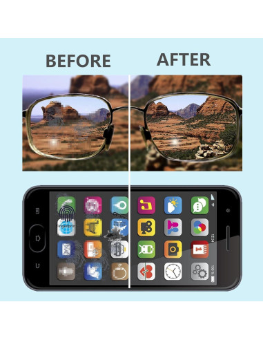 Limpiador de gafas ANEWSIR Kit portátil 19ml sin alcohol