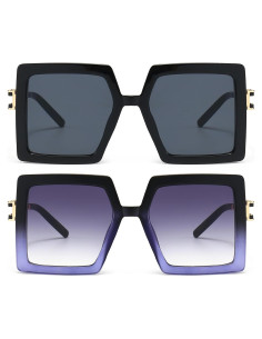 Gafas de Sol AIEYEZO Cuadradas Oversized UV400 para Mujeres