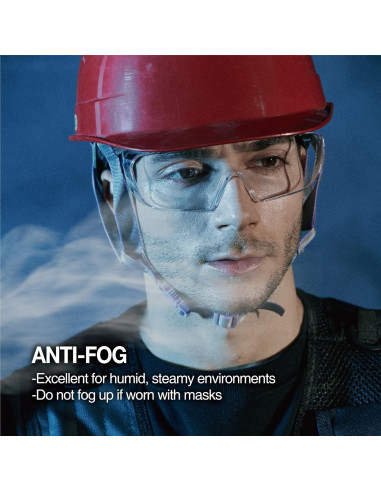 Gafas de Seguridad DEX FIT SG210 OTG Antiniebla UV385