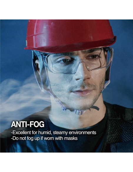 Gafas de Seguridad DEX FIT SG210 OTG Antiniebla UV385