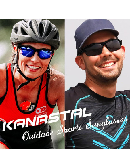 Gafas de sol KANASTAL deportivas polarizadas UV400 para correr