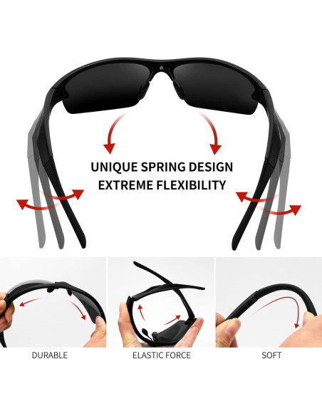 Gafas de sol KANASTAL deportivas polarizadas UV400 para correr