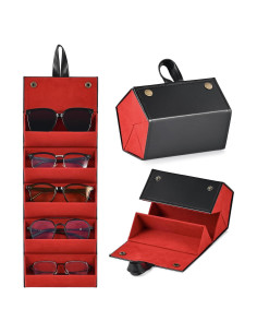 Estuche Organizador de Gafas CO-Z Plegable 5 Compartimentos
