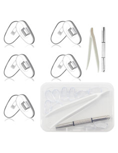 Almohadillas para Nariz de Gafas Mingbuy 16 Piezas Antideslizantes