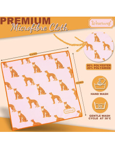 Paño de limpieza WESERWEF 30x30 cm microfibra ultra suave 2