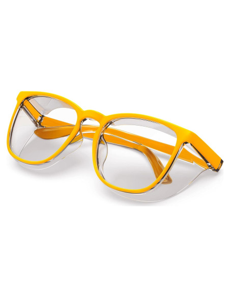 Gafas de Seguridad Antivaho Amarillo Huevo para Adultos