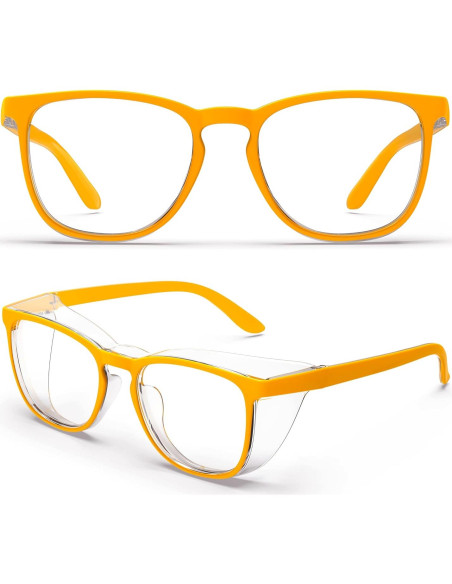 Gafas de Seguridad Antivaho Amarillo Huevo para Adultos