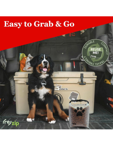 Bolsa de Almacenamiento de Comida para Mascotas re)zip 14 Tazas