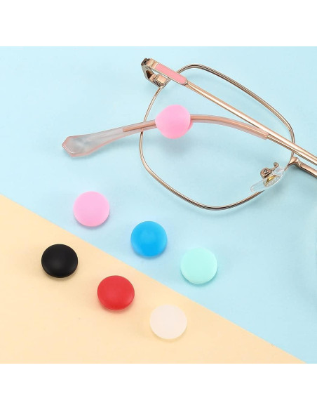 15 Pares de Retenedores de Gafas Silicona iGeyzoe Frijol Rojo