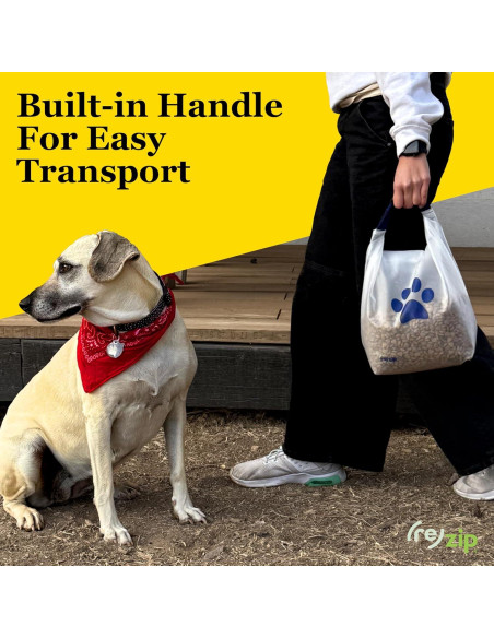 Bolsa de Almacenamiento de Comida para Mascotas re)zip 14 Tazas