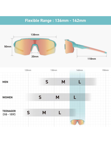 Gafas de sol EYEGLAD MotionView HD para deportes UV400