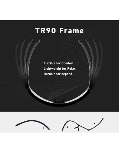 Gafas de sol EYEGLAD MotionView HD para deportes UV400