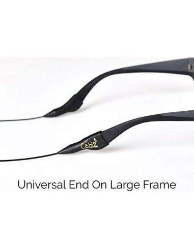 Correa Ajustable para Gafas Cablz Zipz Negra 45,72 cm
