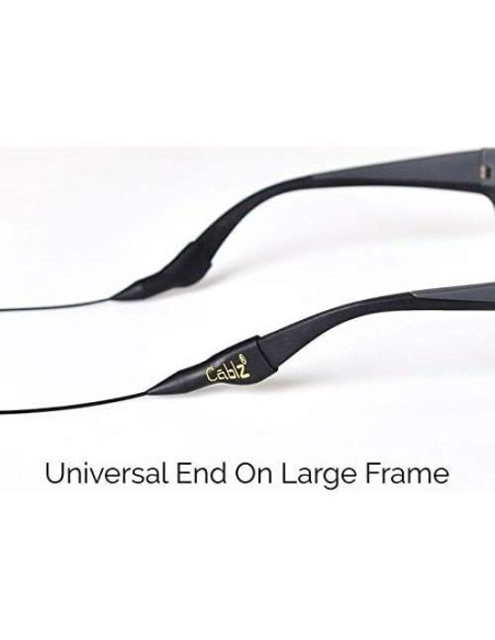 Correa Ajustable para Gafas Cablz Zipz Negra 45,72 cm
