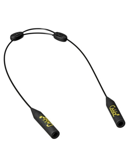 Correa Ajustable para Gafas Cablz Zipz Negra - Ligera y Cómoda