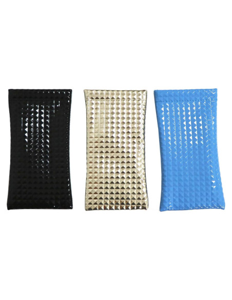 Pack 3 Fundas de Gafas PU con Tapa de Presión