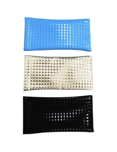Pack 3 Fundas de Gafas PU con Tapa de Presión 2
