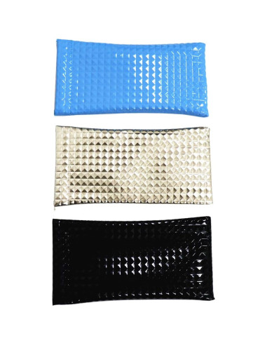 Pack 3 Fundas de Gafas PU con Tapa de Presión