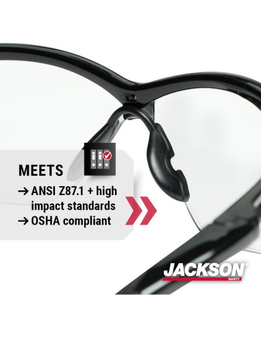Gafas de seguridad Jackson SG - Protección ocular unisex