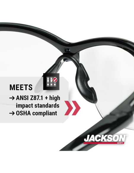 Gafas de seguridad Jackson SG - Protección ocular unisex